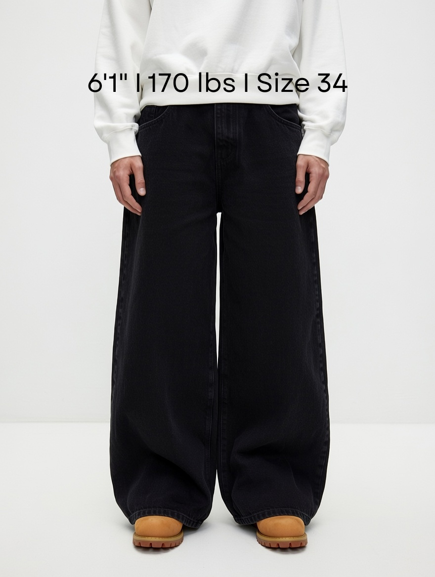 Black Washed Denim